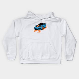 Blue GT2 Kids Hoodie